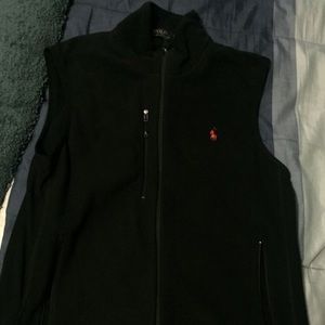 Polo fleece vest